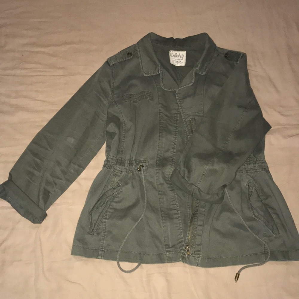 Olive Green Utility Jacket