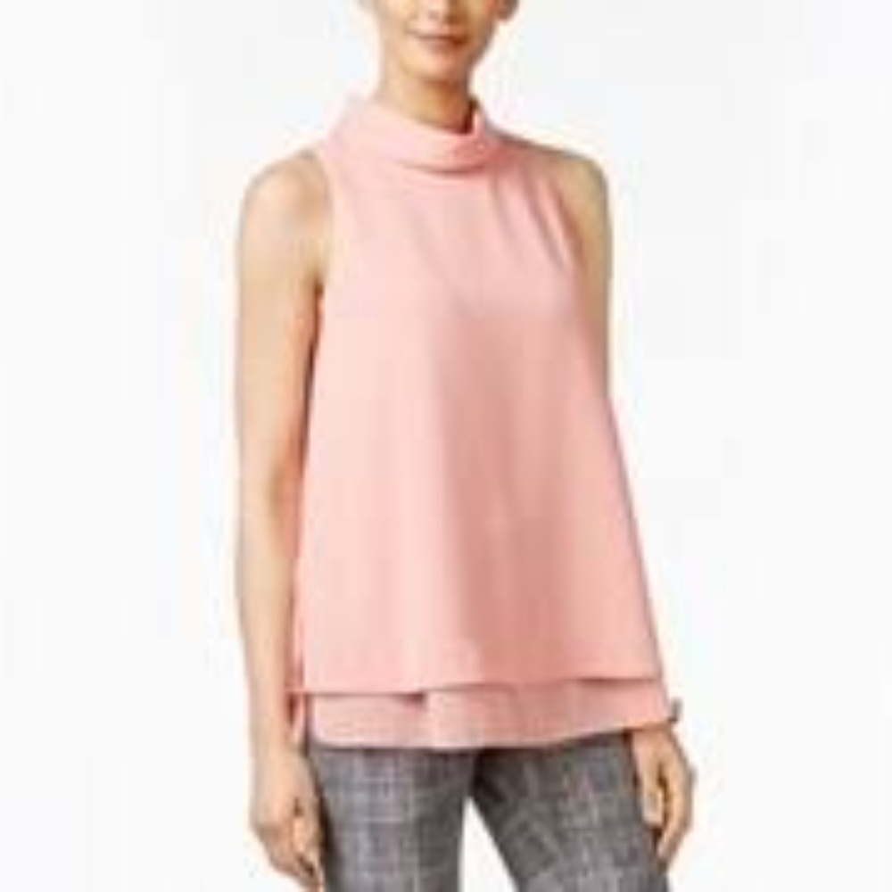 Alfani Turtleneck Layered-Hem Tunic