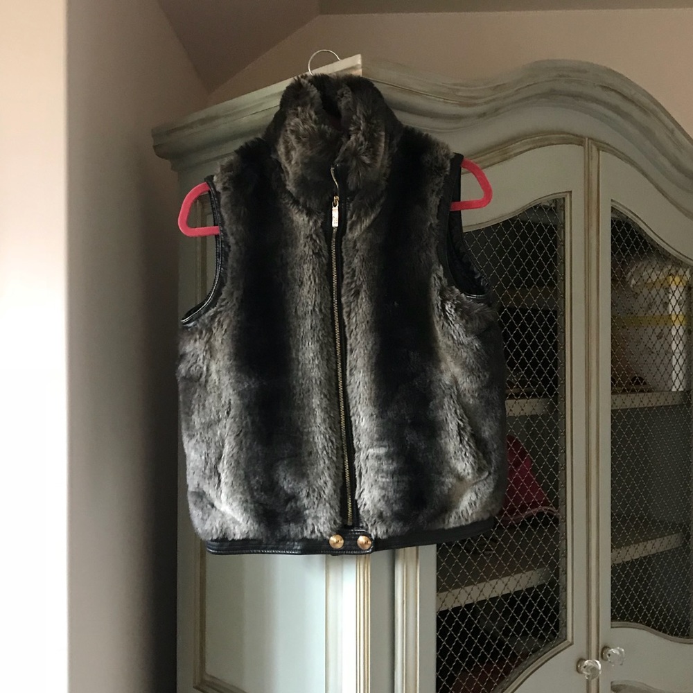 Brown Fur Vest