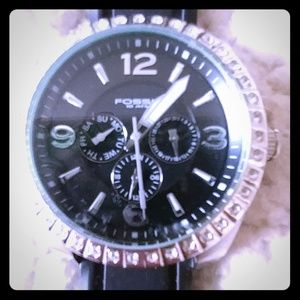 💞Fossil black boyfriend watch!💞