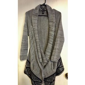 🌫🌬🌫BCBGMAXAZRIA Knit Gray Sweater Med🌫🌬🌫