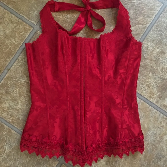 Fredrick's of Hollywood Halter Corset - Picture 2 of 4