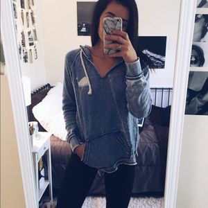 slouchy surf shop hoodie