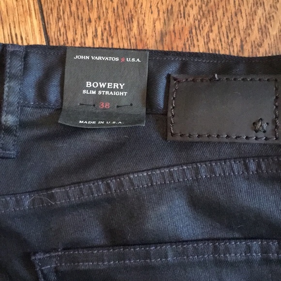 john varvatos black jeans