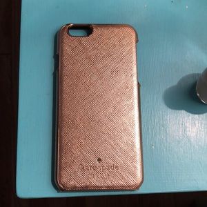 Rose gold Kate Spade IPHONE 6 case