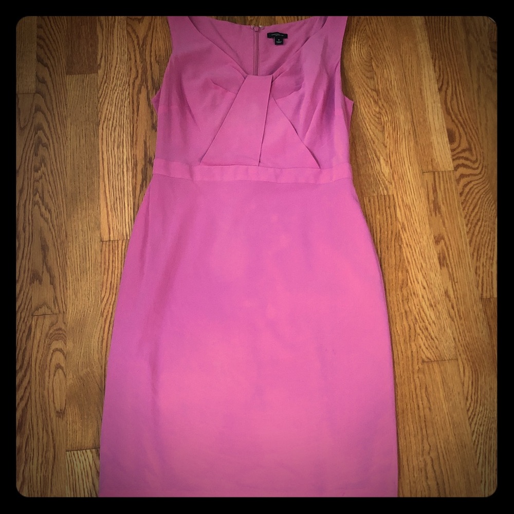 Ann Taylor sz 4 sleeveless sheath in pink