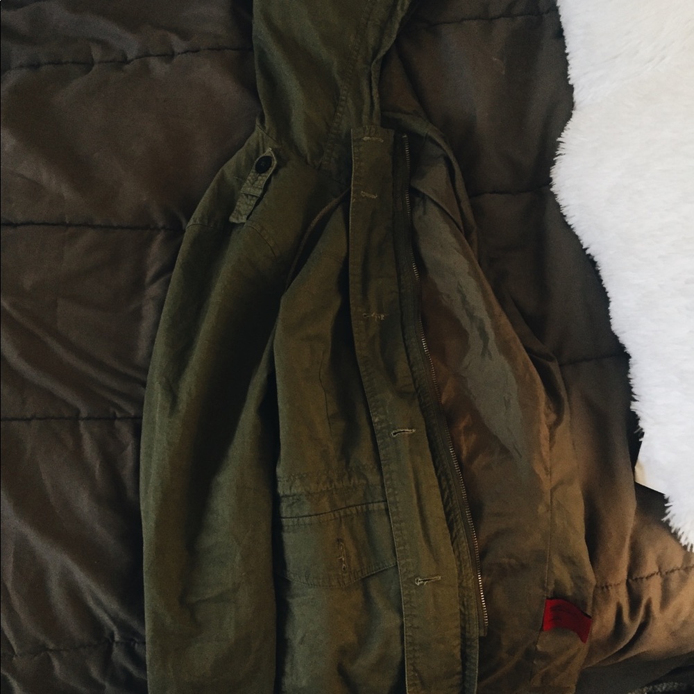 Green Army Jacket - image 3