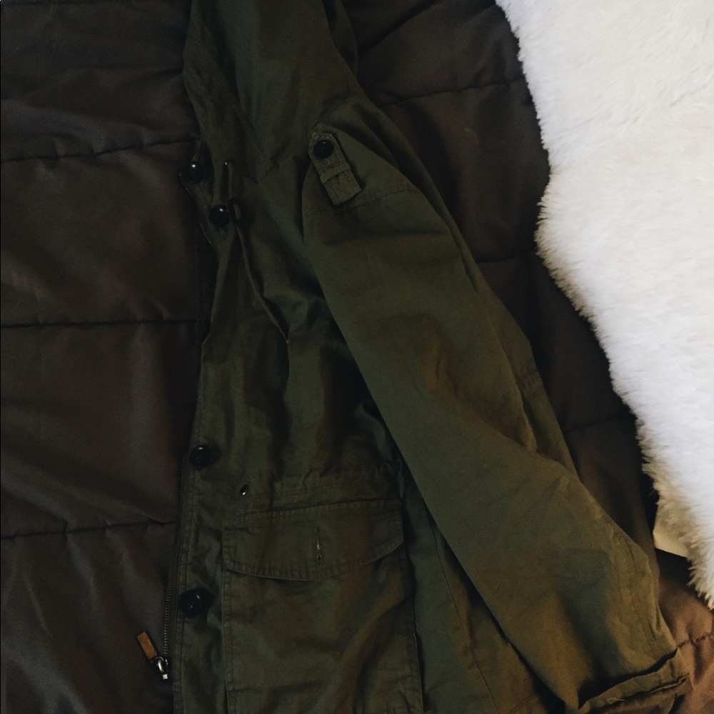 Green Army Jacket - image 4