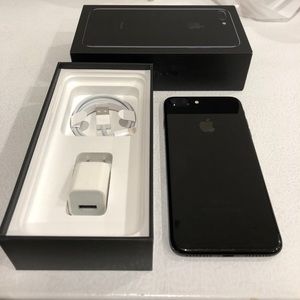 IPhone 7 Plus jet black unlocked .128 gb.