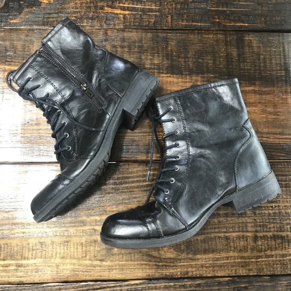 Black Combat Boots