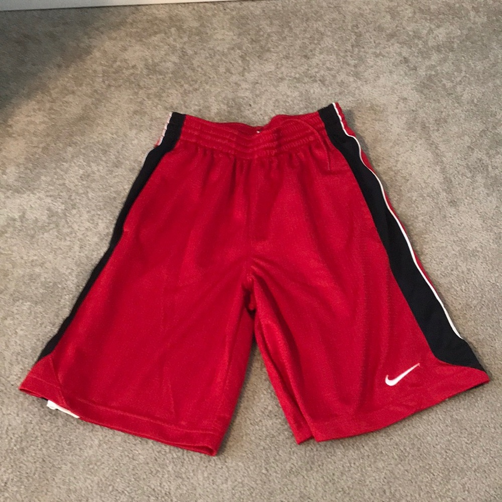 Small Red Nike Athletic Shorts