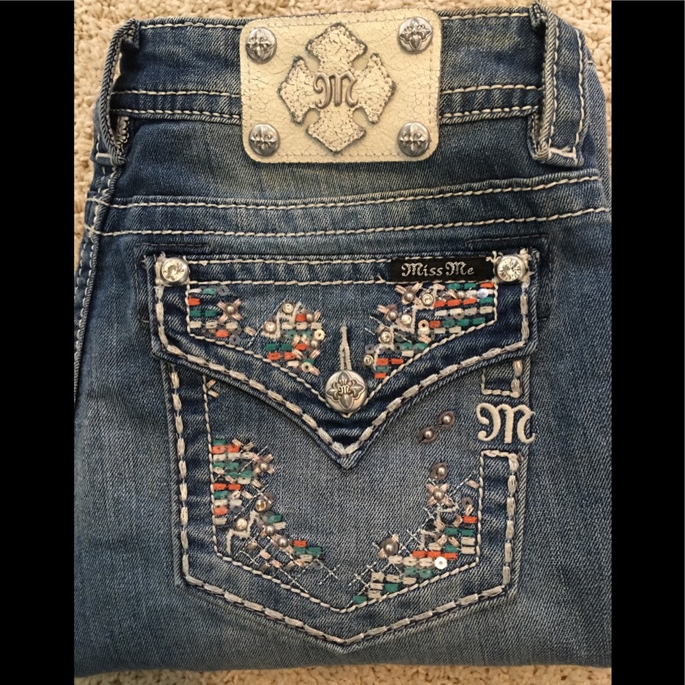Miss me boot cut jeans size 31