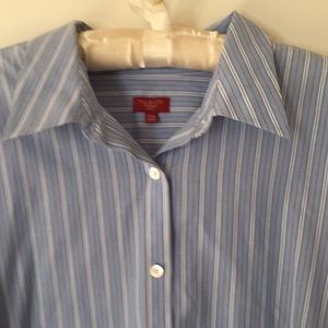 💙Talbot's Striped Blouse