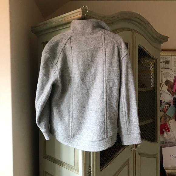 Gray Wool Coat - Picture 2 of 4