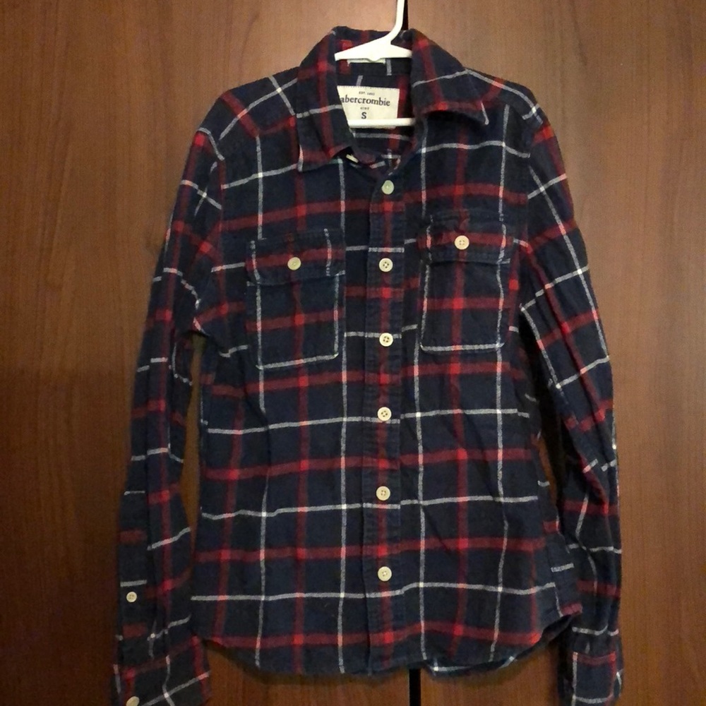 Abercrombie Kids Flannel Shirt  (Small)