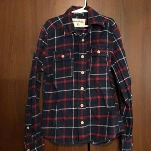 Abercrombie Kids Flannel Shirt  (Small)