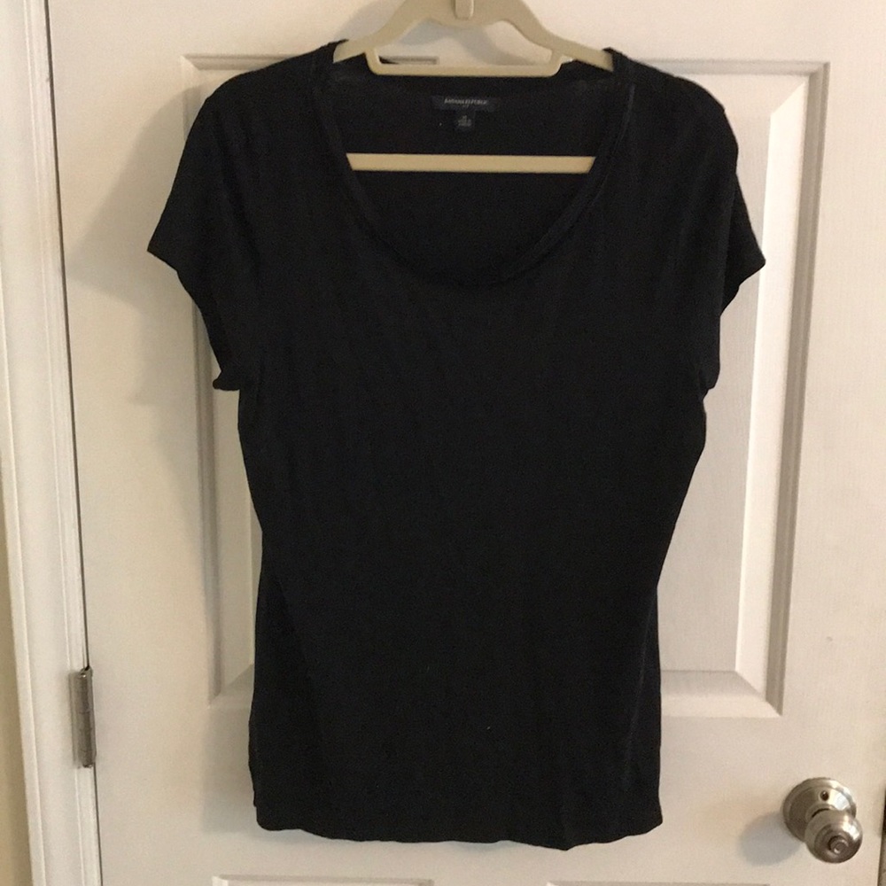 XL banana republic black tee