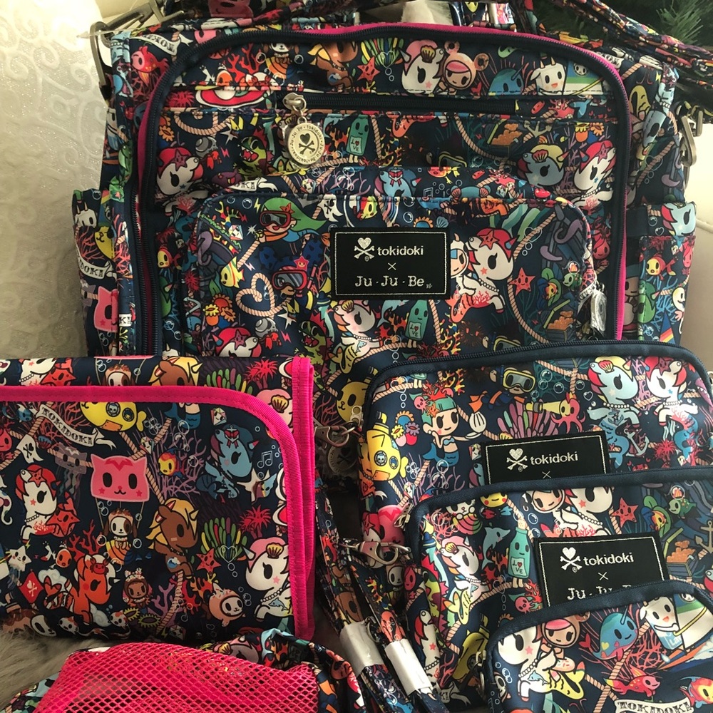 Ju-Ju-Be X Tokidoki SEA PUNK BFF" Diaper Tote!