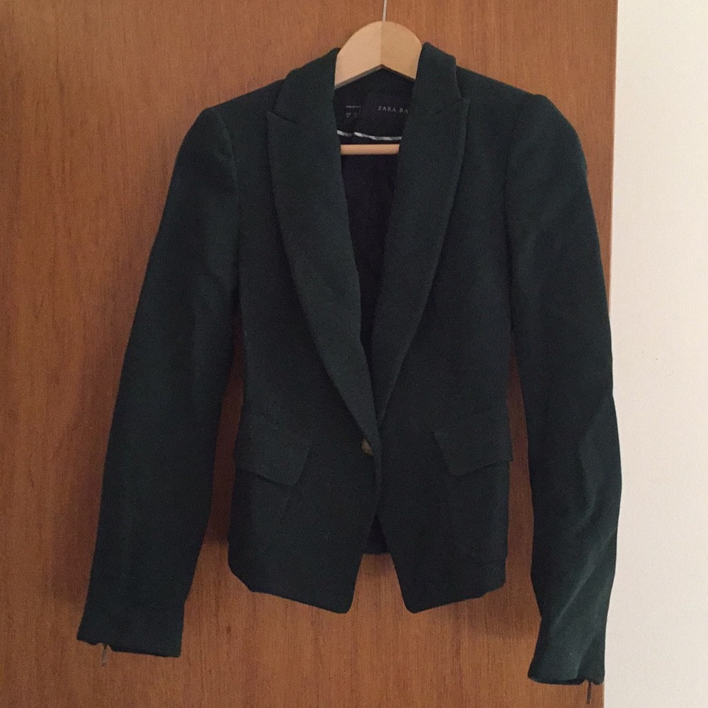 Zara Dark Green Blazer