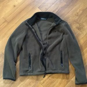 Polo polartech hunter green fleece jacket