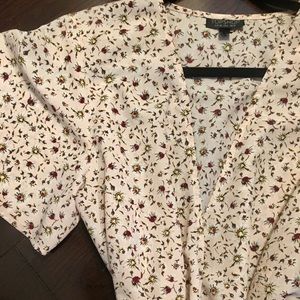 Topshop floral wrap-dress