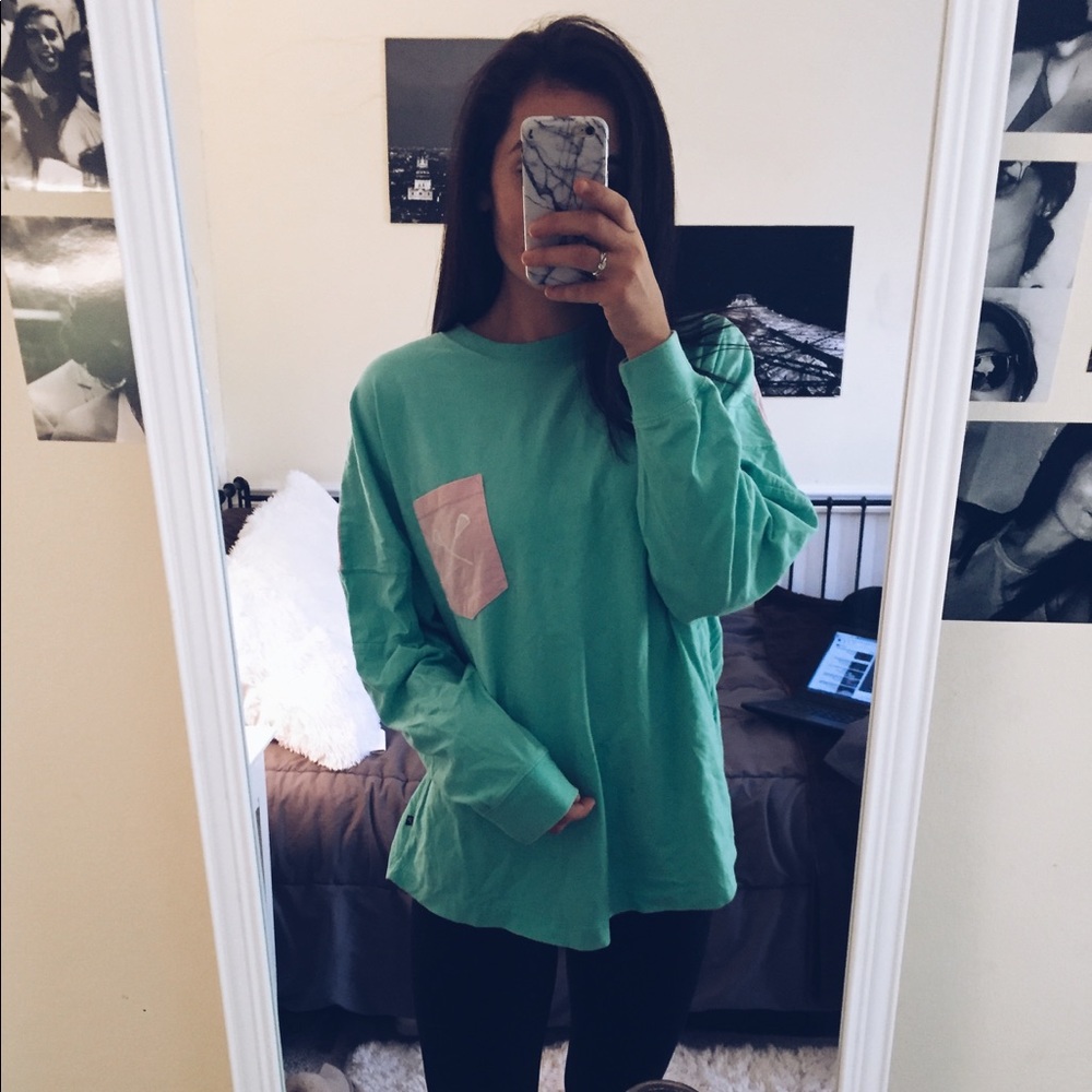 slouchy lacrosse long sleeve