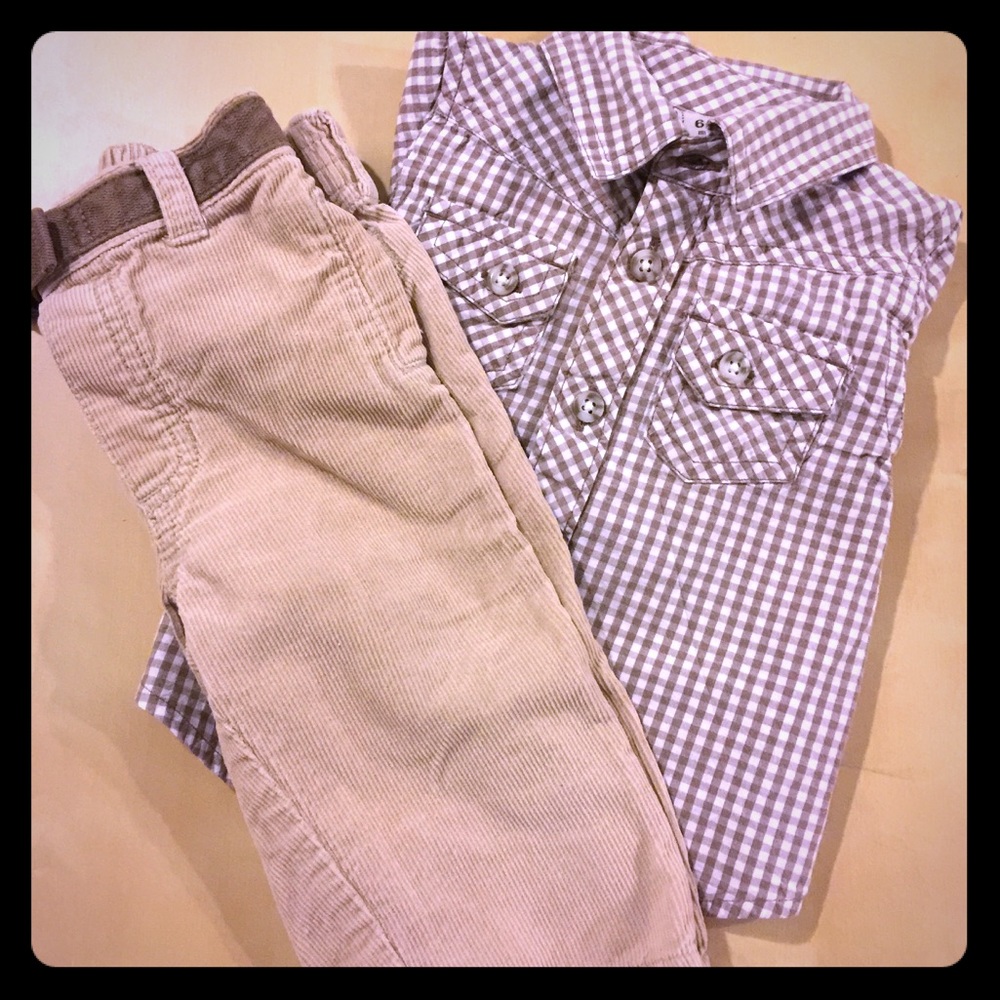 Old Navy shirt & pants bundle