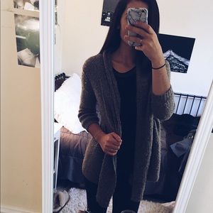 slouchy cardigan