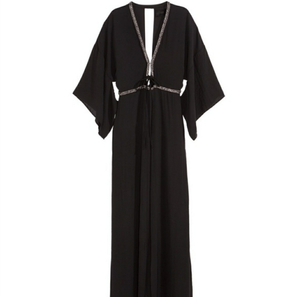 H&M Beaded Kimono Dress