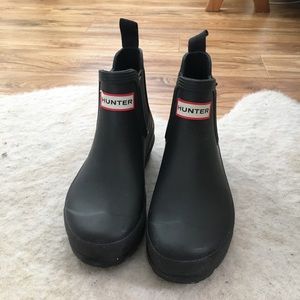 Hunter rain boots!