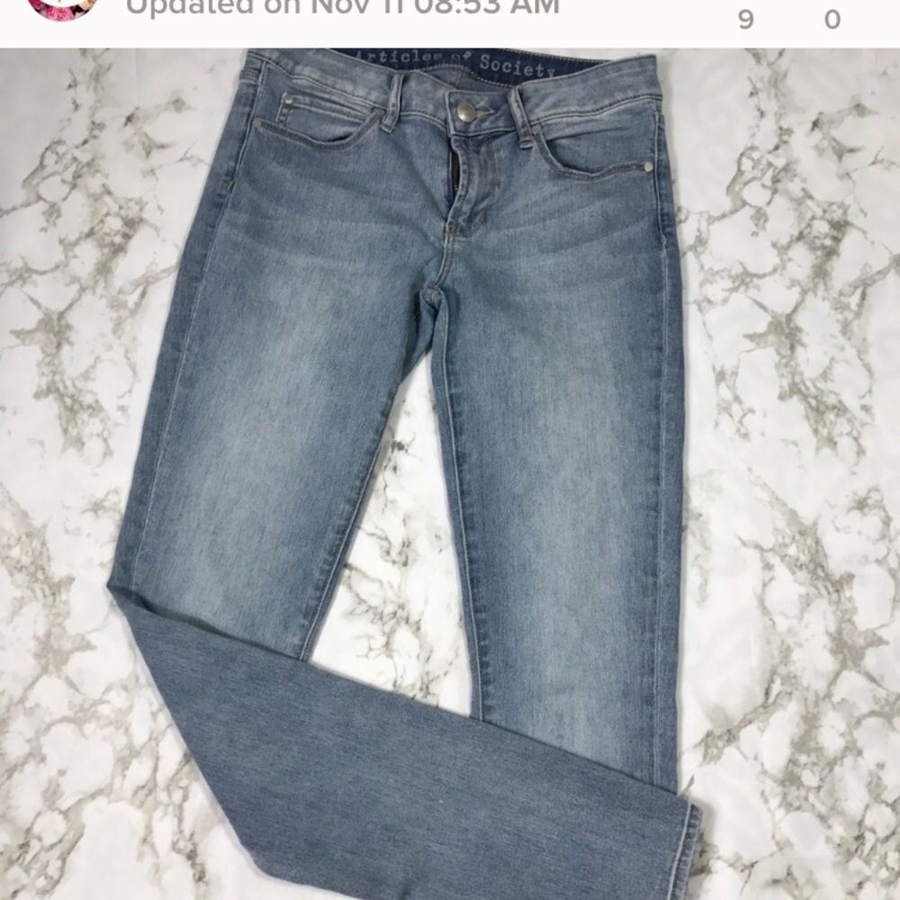 Articles of Society size 27 skinny jeans like new