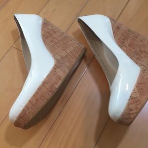 Stuart Weitam cork bottom wedges
