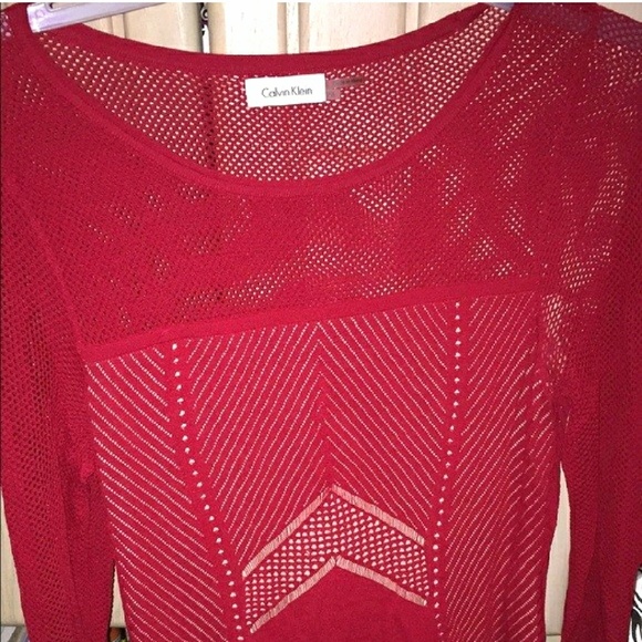 Sexy Red long Sleeve Dress - Picture 5 of 6