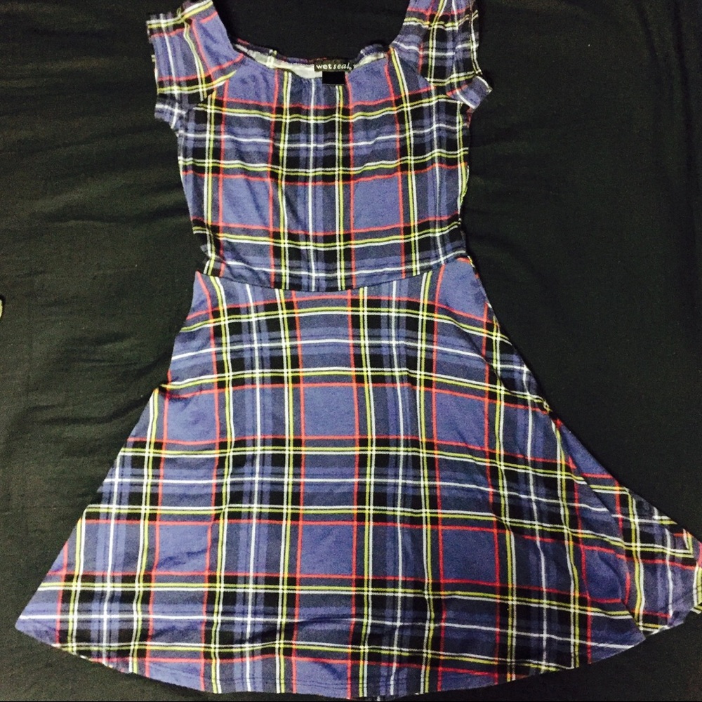 Wet Seal dress medium juniors plaid
