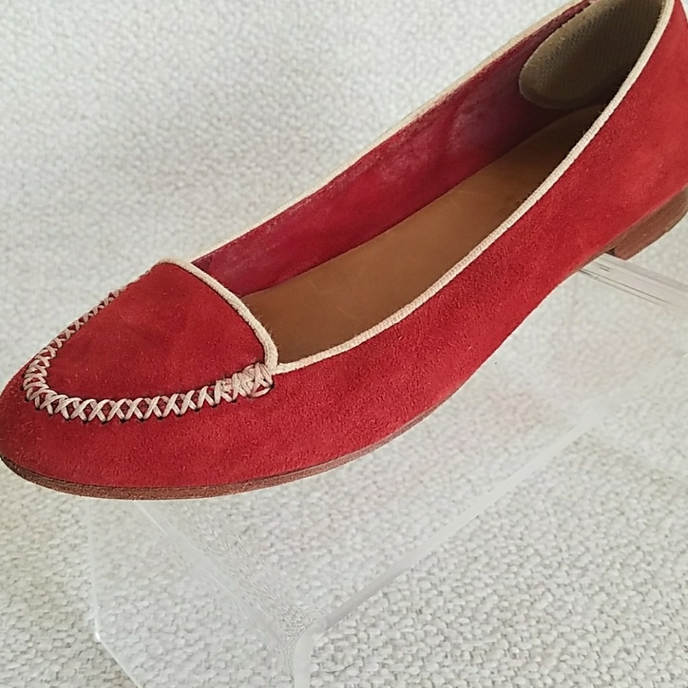Cole Haan red suede shoes size 6.5