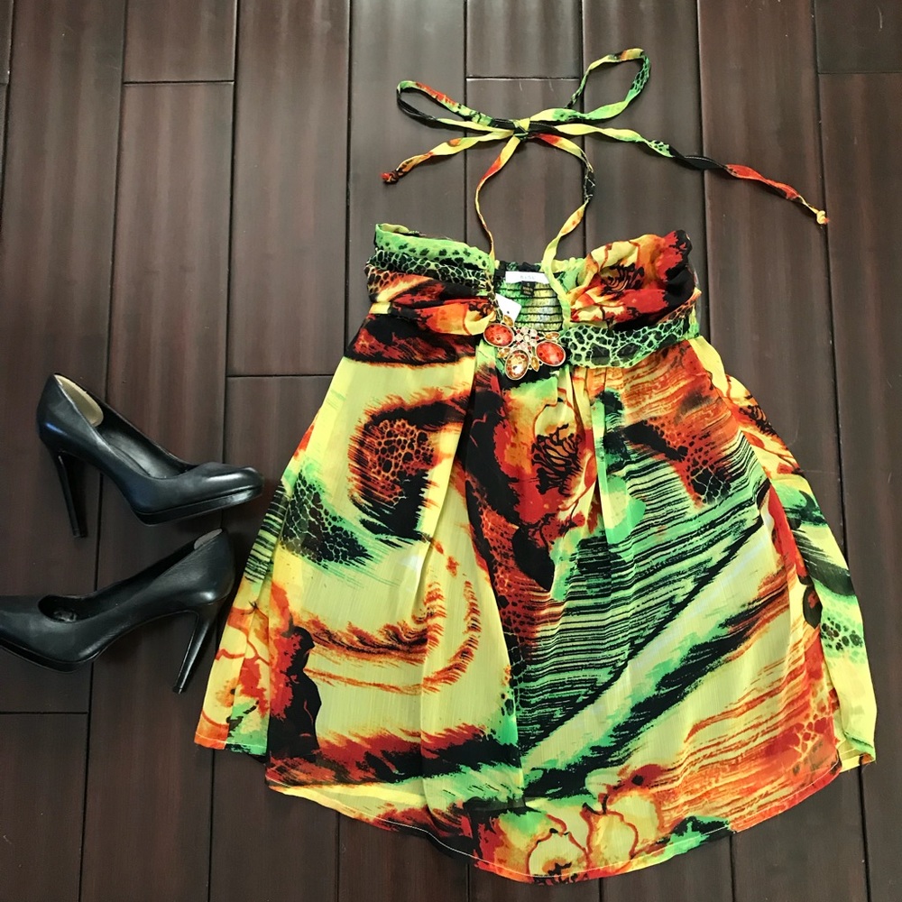 Boubou super fun and flirty mini party dress.