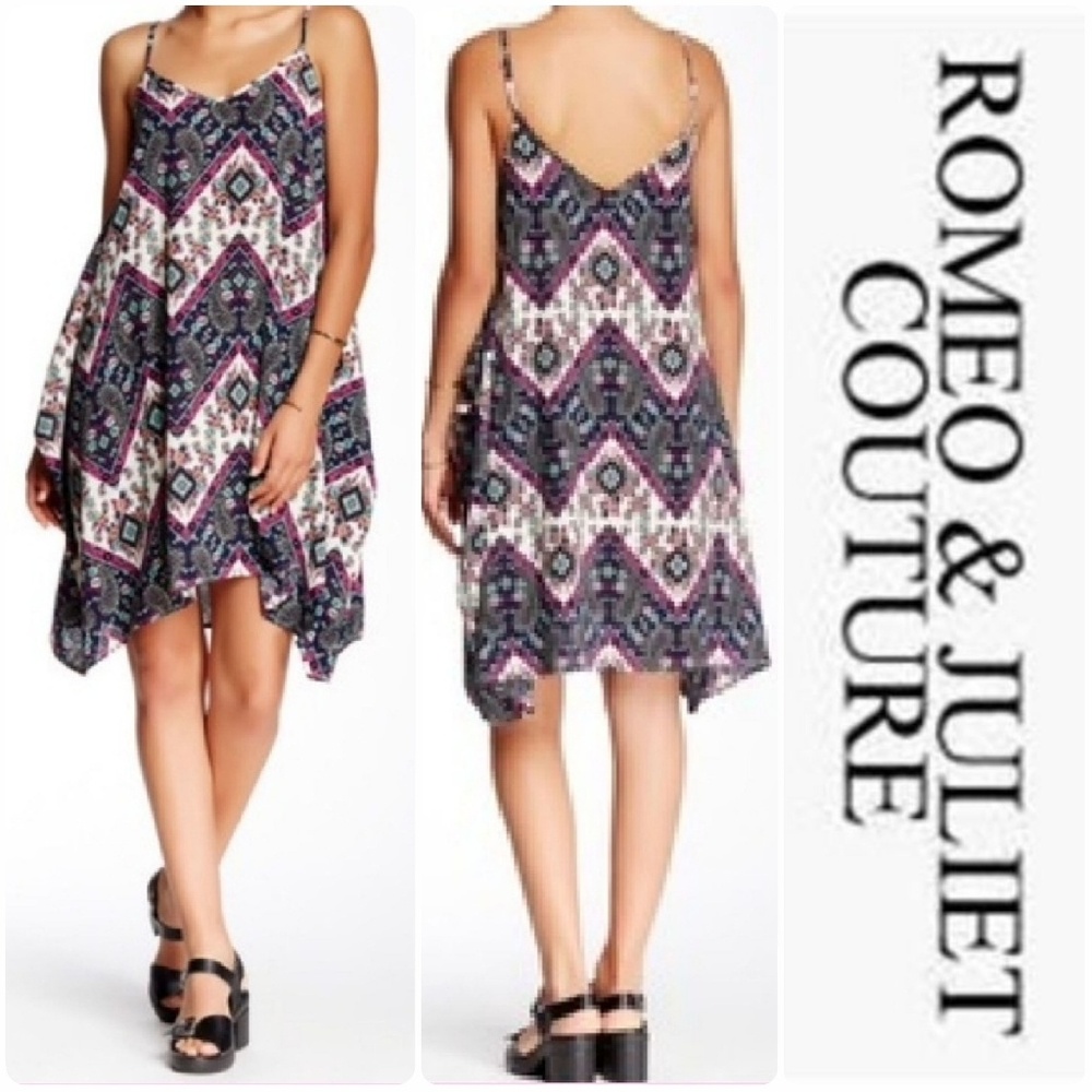 Romeo & Juliet Couture mixed print dress