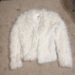 Fuzzy cardigan