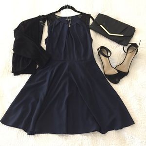 Express Cocktail Dress Navy Blue Size 6