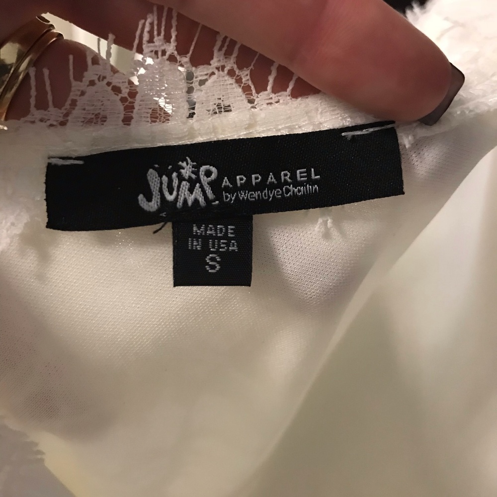 White lace sheath dress NWOT - Picture 5 of 5