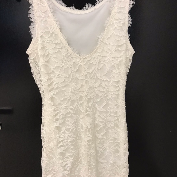 White lace sheath dress NWOT - Picture 2 of 5