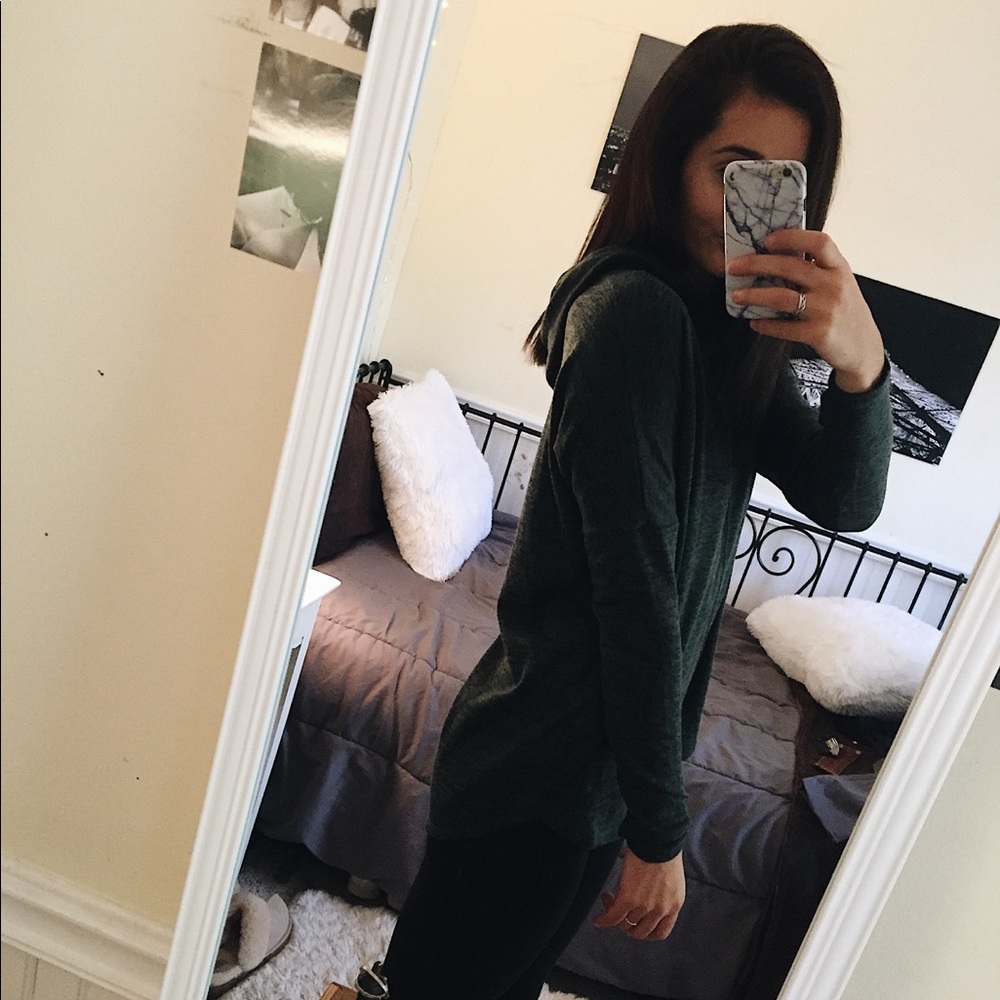 soft activewear hoodie