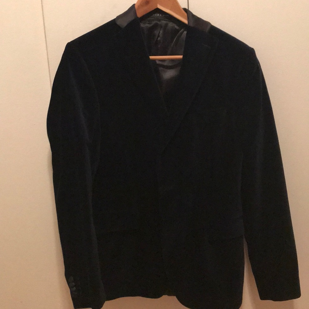 Trendy suede blazer