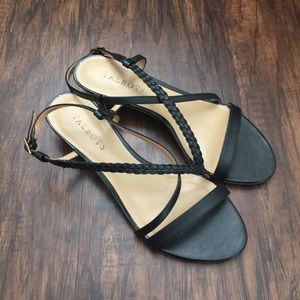 Talbots sandals. Black.