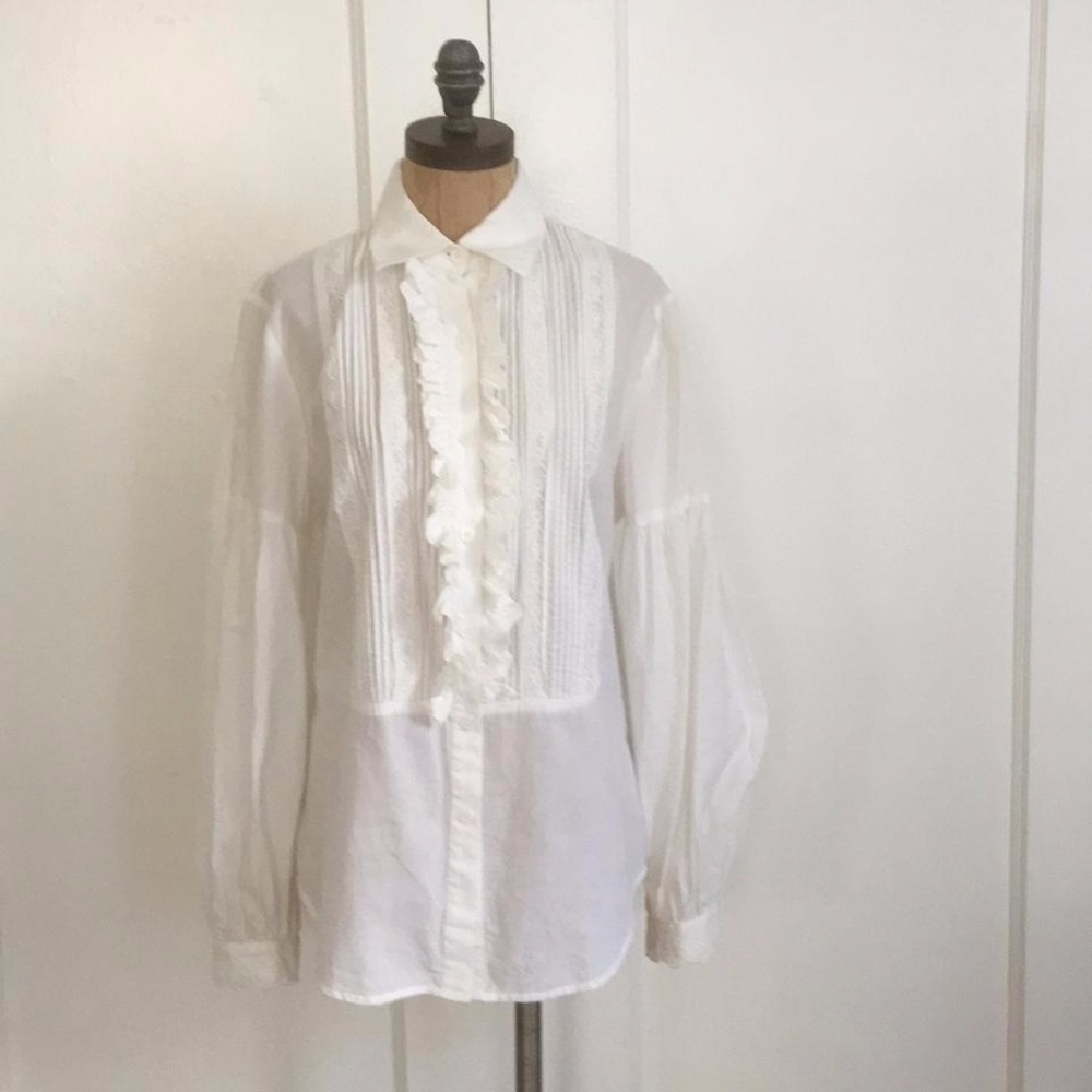 CAbi RUFFLE TOP