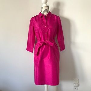 Talbots Pink Silk Dress