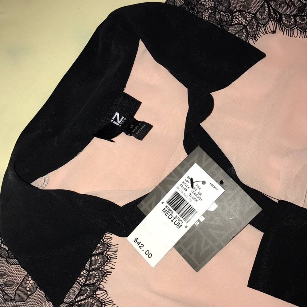 Button down long sleeve blouse