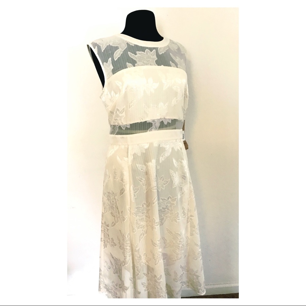 RACHEL ROY FORMAL DRESS WITH EXPOSED ZIPPER