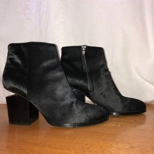 Alexander Wang Gabi Boots in Black Ponyhair