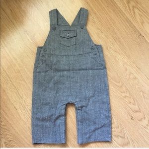 🤖FAO grey tweed overalls